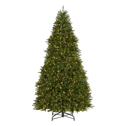 10 ft. Pre-Lit Dunhill Fir Tree with Dual Color LED Lights - holiday-lighting