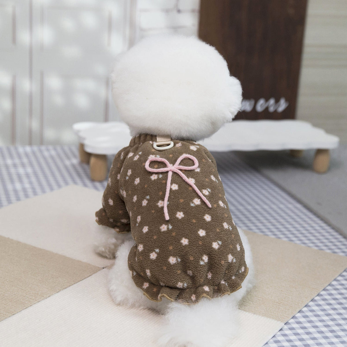 Fleece Soft Bow Two/Four legged Clothes