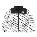The North Face White/Black Puffer Jacket